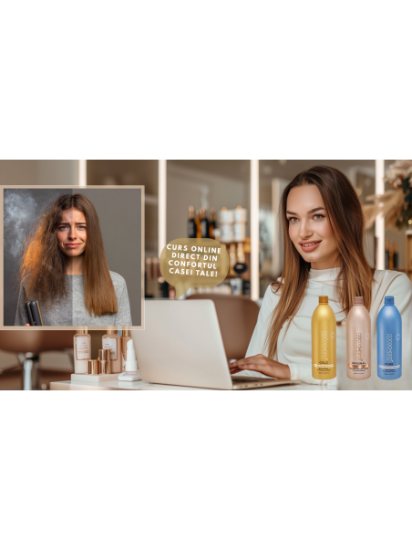 Curs Online COCOCHOCO – Îndreptare Păr cu Keratină & Botox + Kit Inclus