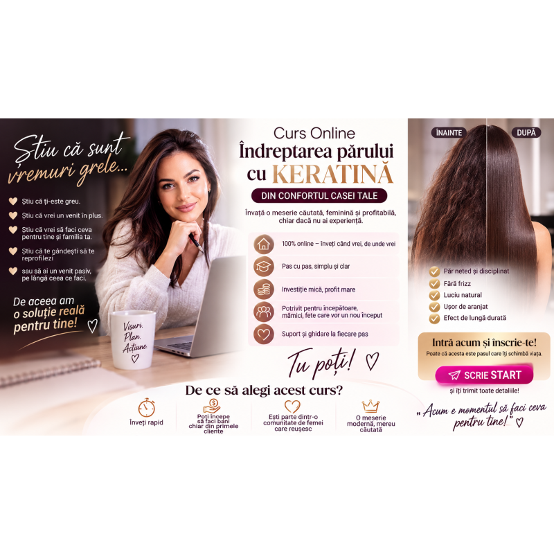 Curs Keratină COCOCHOCO GOLD – De la Zero la Expert